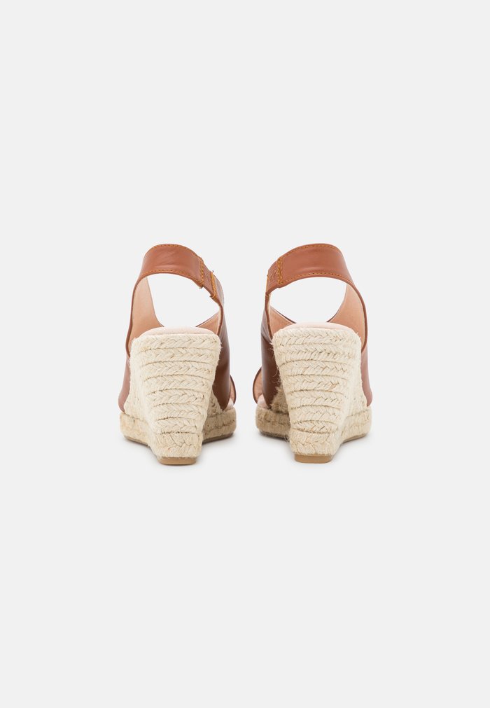 Sandales Anna Field LEATHER Wedge platform Beige Femme | YMK-6567367